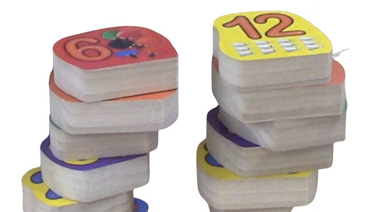 Fun and Educational Toy: Number Blocks with Pictures and Spelled-Out Numerals