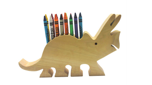 Dinosaur Crayon Organizer - Keep Crayons Neat and Tidy in Style