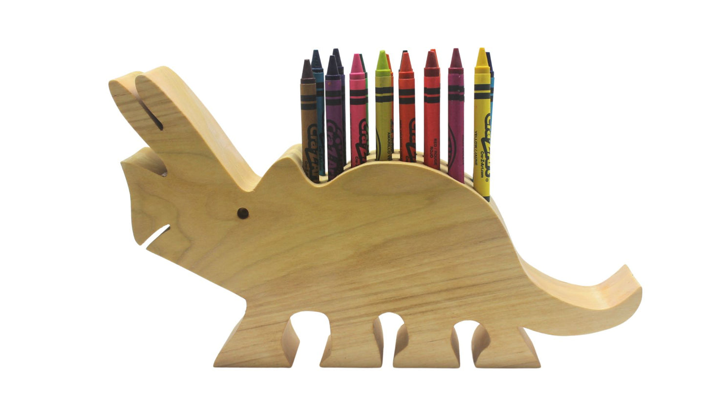 Dinosaur Crayon Organizer - Keep Crayons Neat and Tidy in Style