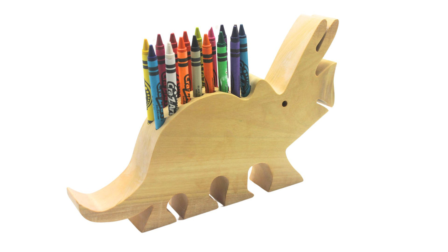 Dinosaur Crayon Organizer - Keep Crayons Neat and Tidy in Style