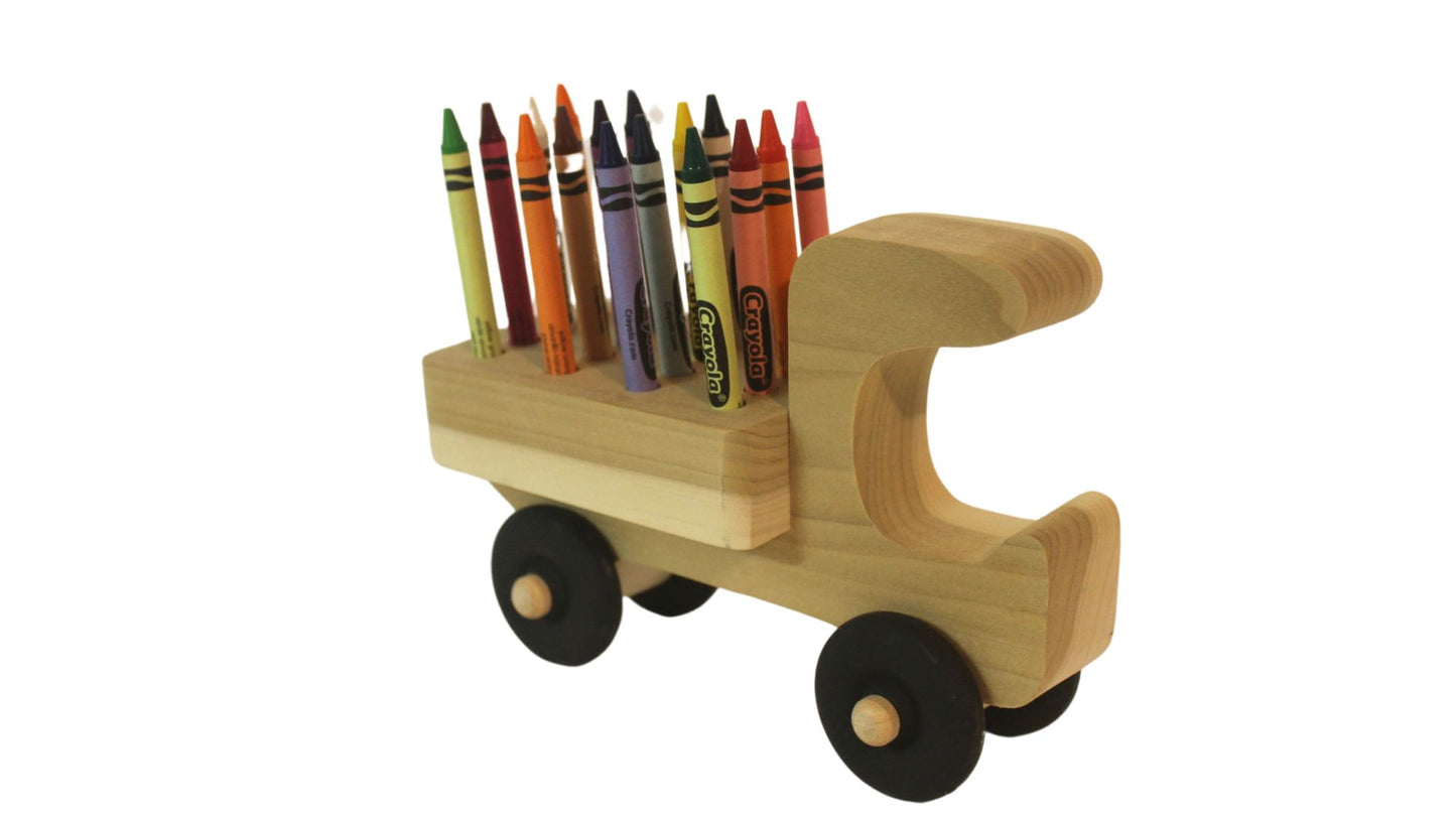 Truck Crayon Holder Gift Set - Includes 16 Crayons