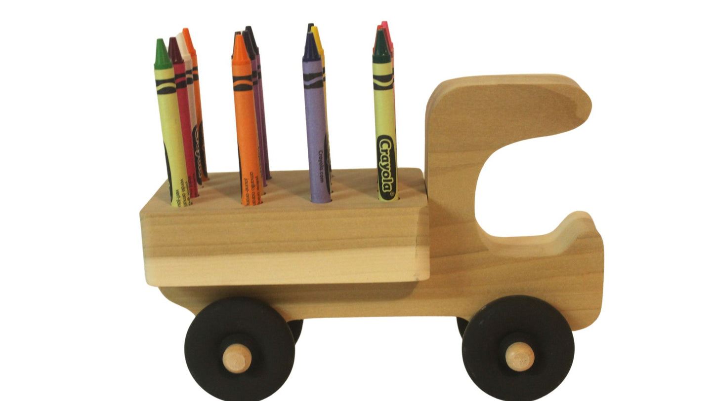 Truck Crayon Holder Gift Set - Includes 16 Crayons